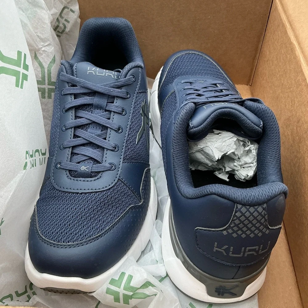 KURU Quantum‎ 2. Men's Navy Sneakers size 10 Wide